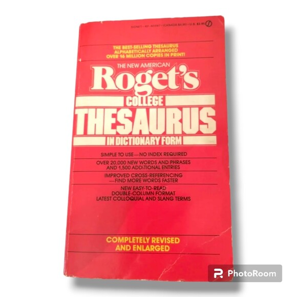 Rogets College Thesaurus 1985 Paperback New American Library - Picture 1 of 1